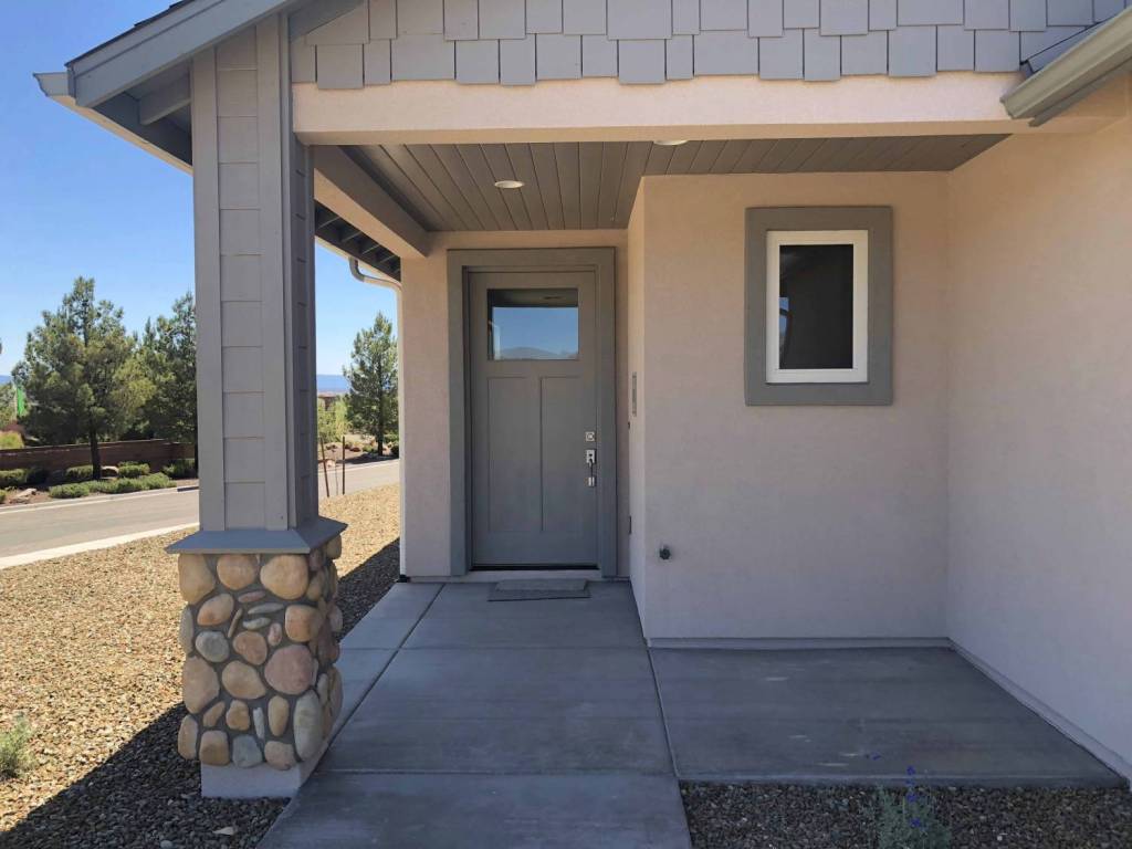 Front porch and entry of the Anther