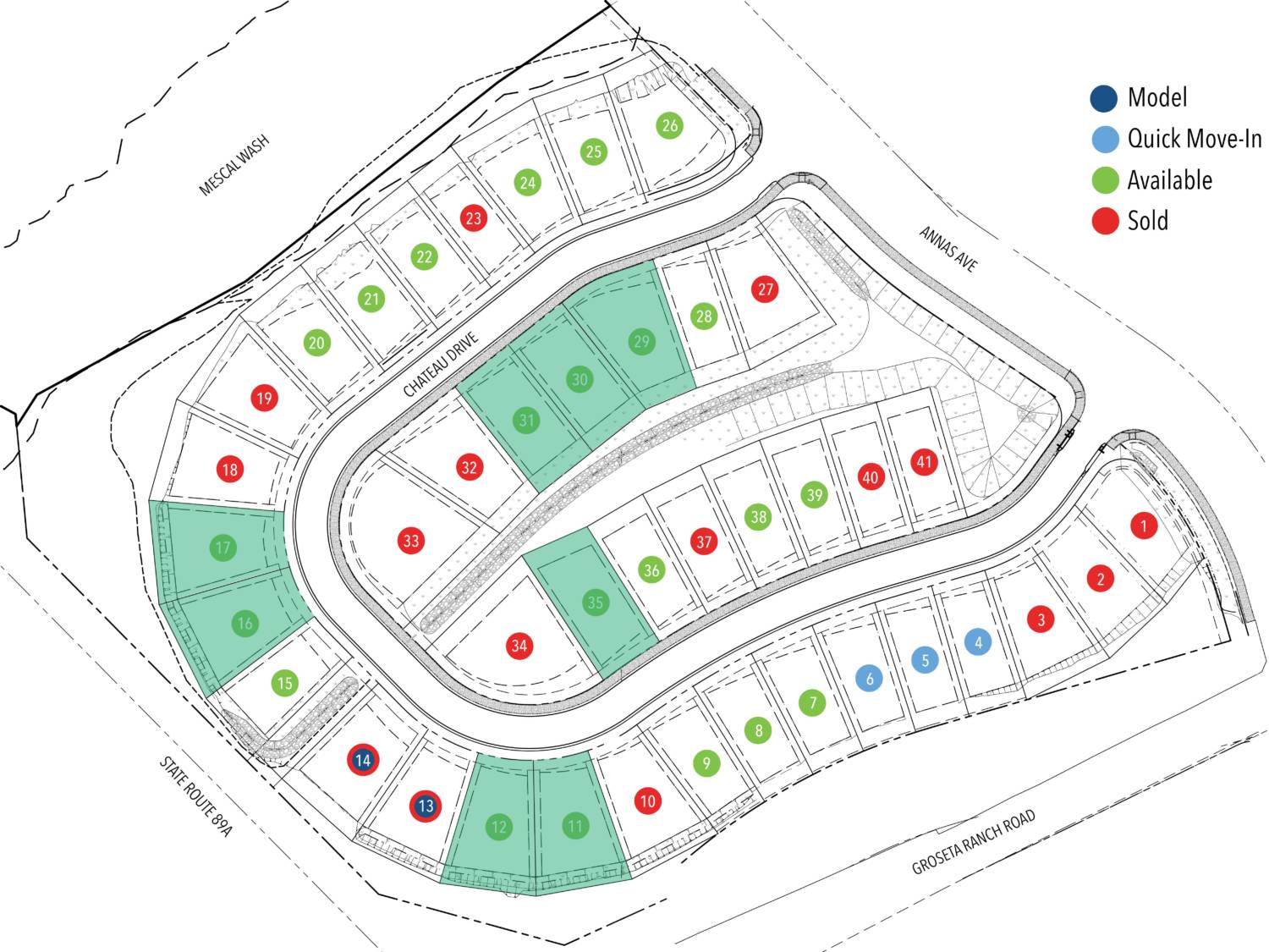Vineyards-site-plan-Veraison Lots on which the Veraison fits