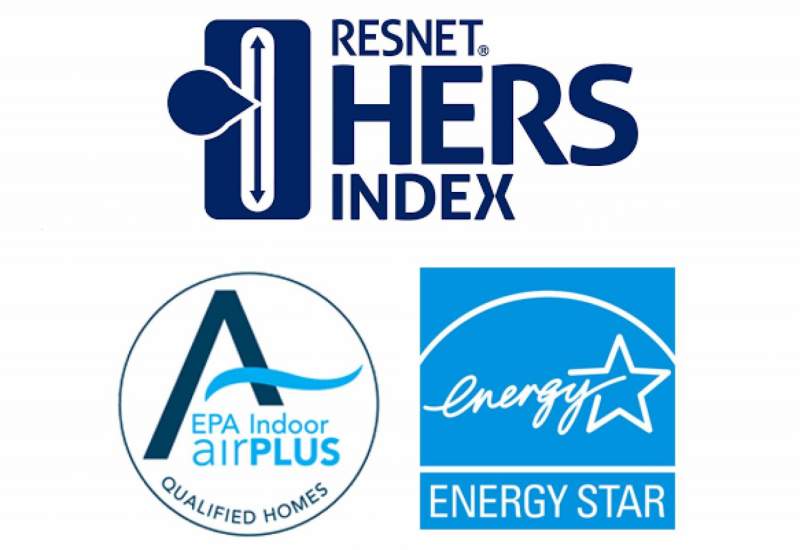 HERS Index, Indoor airPLUS, ENERGY STAR logos